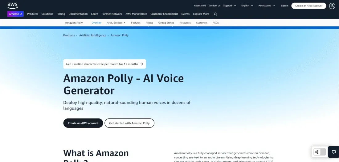 Amazon Polly